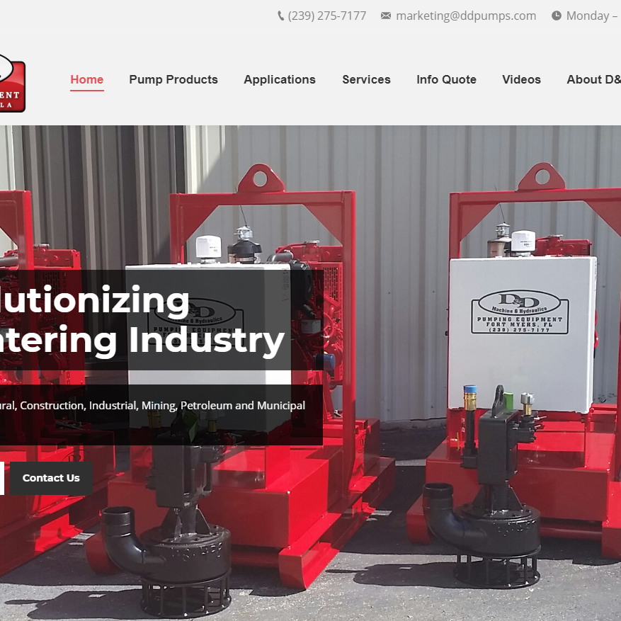 News Pumping Equipment by D&D Machine & Hydraulics